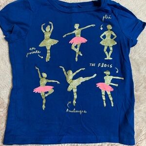 Carter's Blue Ballet Dancer Tee Short Sleeve